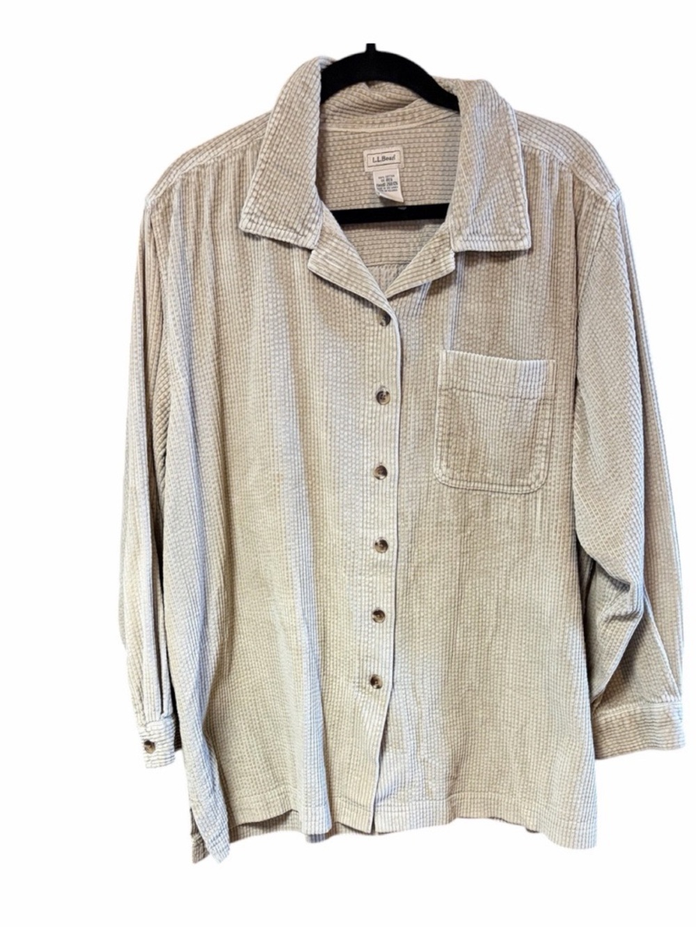 L.L. Bean Vintage Corduroy Button Up Shirt